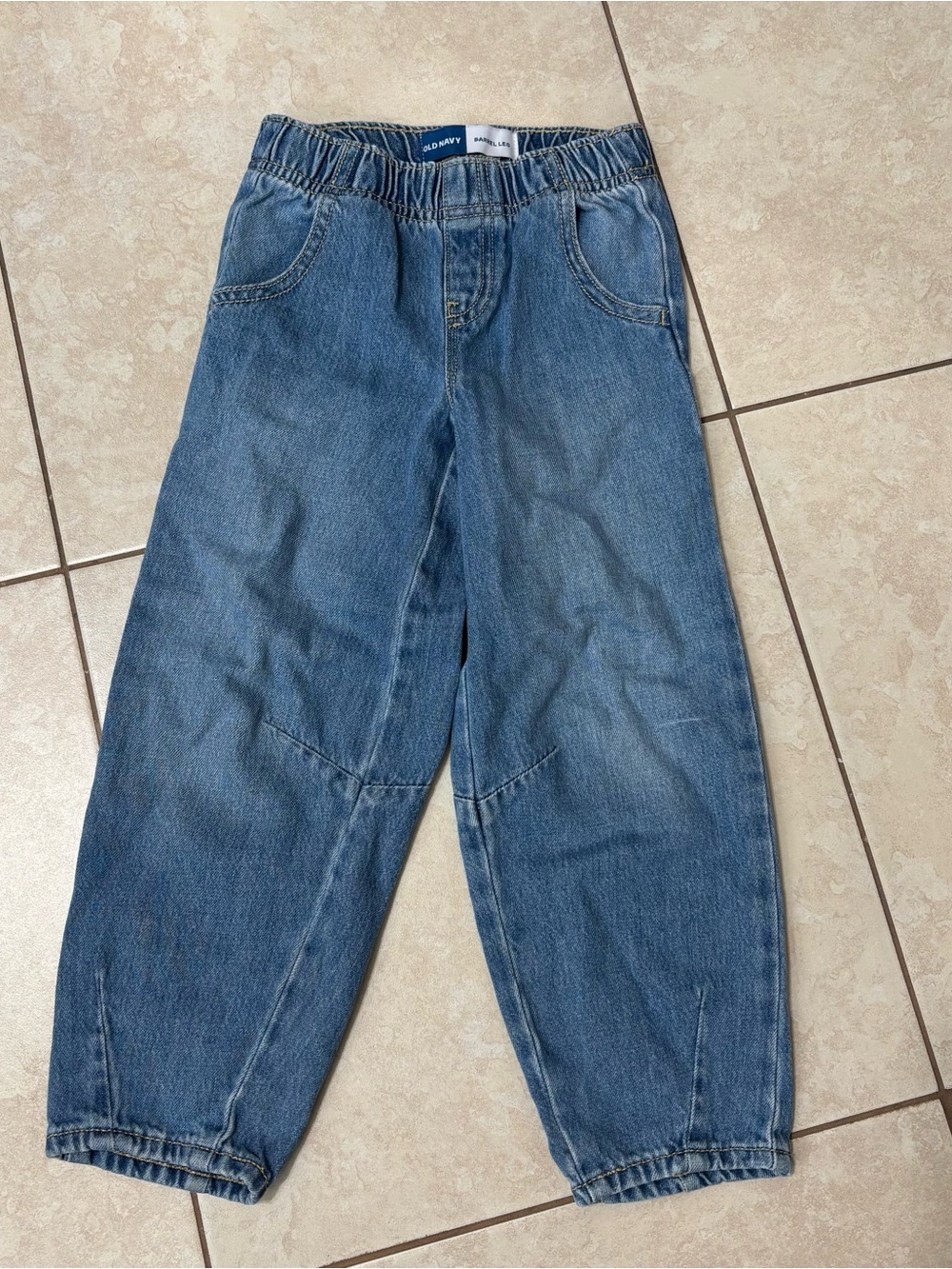 Girls Barrel Jeans